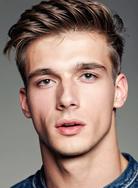 Sexy young male models (realism)