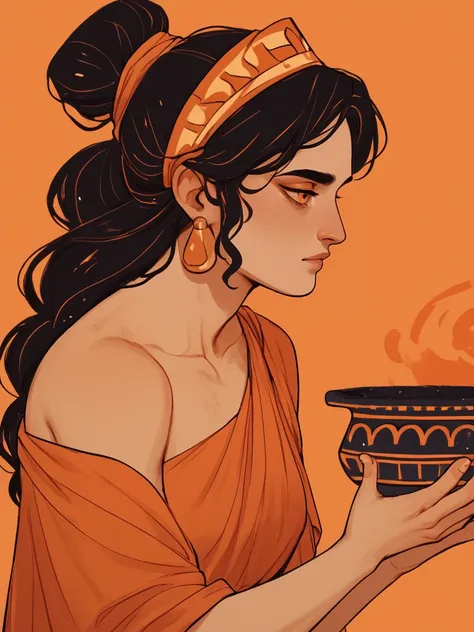 <lora:GreekPot-000015:1> greek pottery,1girl, athena,
orange, orange background, orange theme,, score_9, score_8_up, score_7_up, score_6_up, score_5_up, score_4_up, BREAK
