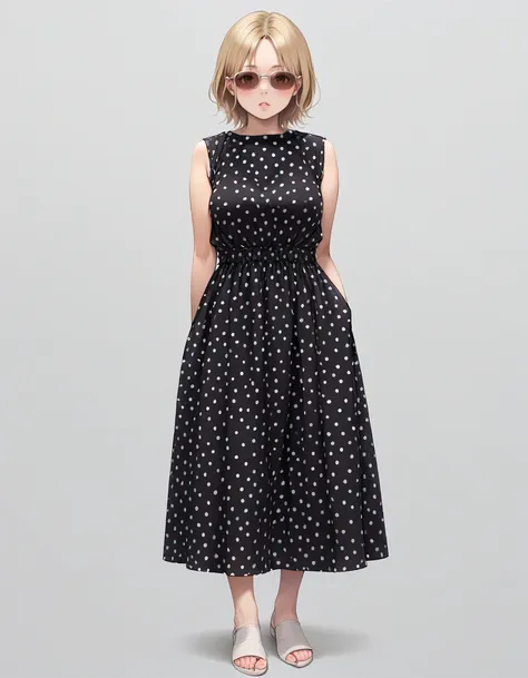 [for Pony Clothing LoRa] Black Polka Dots Dress (bpdd) [for anime and realistic]