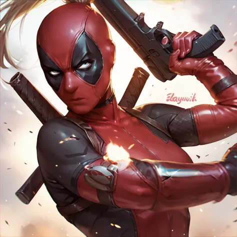 Lady Deadpool - Semi Realistic ... Kinda ...