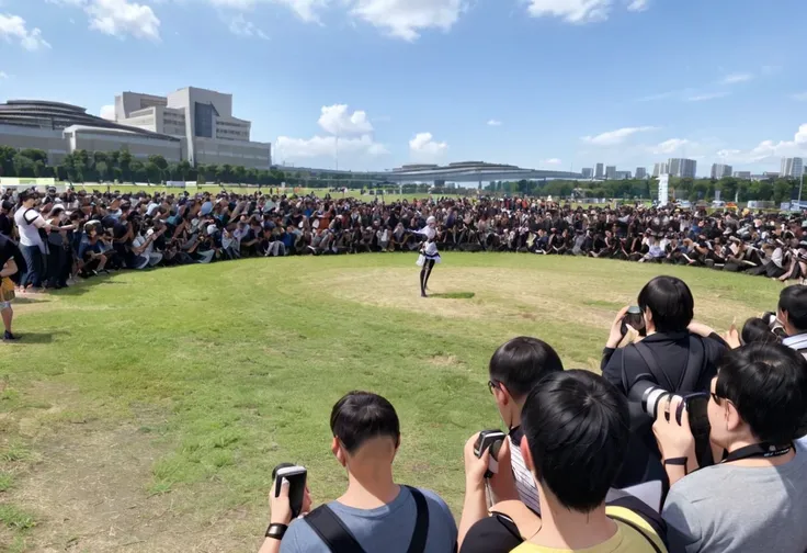 コスプレエリア撮影風景 / Cosplay area shooting scenery SDXL