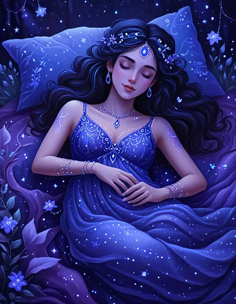 Celestial Blue Night Style
