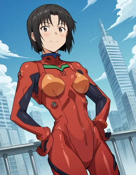 score_9, score_8_up, score_7_up, source_anime, <lora:kyouko-shirafuji-s2-ponyxl-lora-nochekaiser:1>, kyouko shirafuji, short hair, black hair, black eyes,, <lora:souryuu-asuka-langley-cosplay-ponyxl-lora-nochekaiser:1>, souryuuasukalangleycosplay, souryuu ...