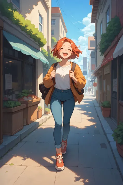 score_7_up, score_8_up, score_9, 1girl, solo, happy, street, outdoors