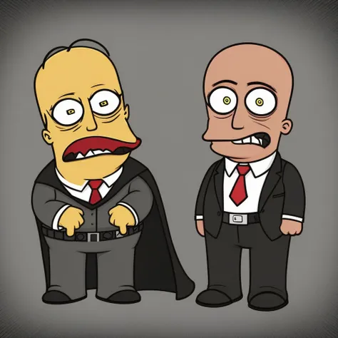 homer simpson and donald trump and darth vader