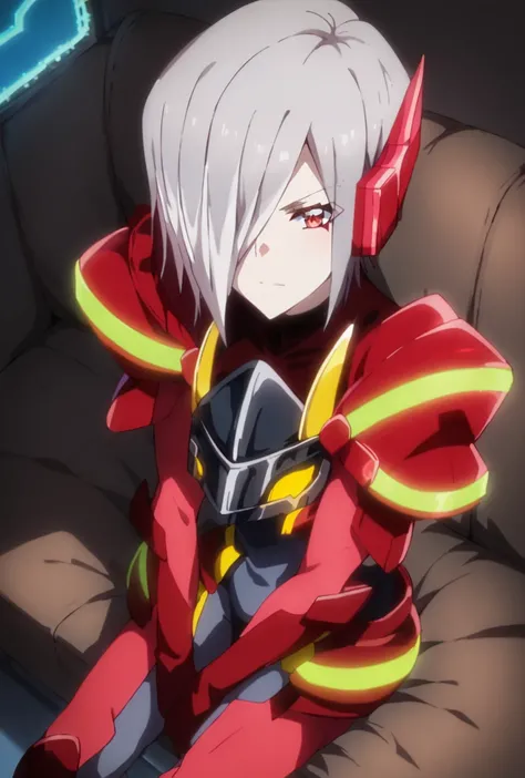 score_9,score_8_up,score_7_up,1boy,solo,
Seiryu,grey hair,red eyes,multicolored hair,hair over one eye,Red armor, red bodysuit,red gloves, red headset,
Sitting, indoors ,looking_at_viewer<lora:EMS-450844-EMS:1.000000>