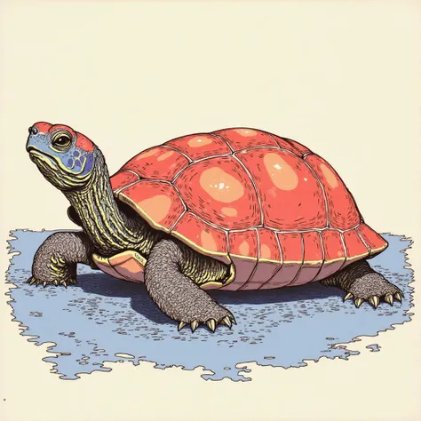 turtle, frstingln illustration