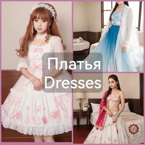 Платья\Dresses - лолита/lolita, ханьфу/hanfu, lehenga choli