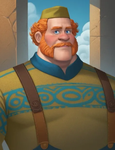 1boy, solo male, alone,
 <lora:frozenoakenxl:0.6> frozenoakenxl, burly masculine man, redhair, pasty skin, friendly mutton chops, bushy mutton chops, Hulihee facial hair, bushy side burns, blue eyes, Swedish man, burly man, 
 <lora:1dkXLP:0.5> 1DK,, <lora:...