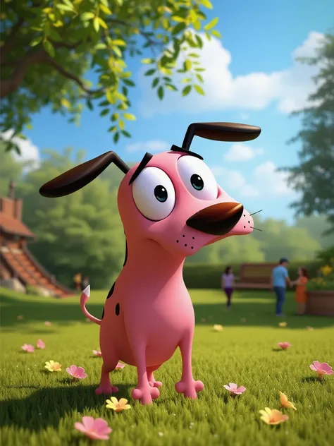 Courage the cowardly dog [FLUX]