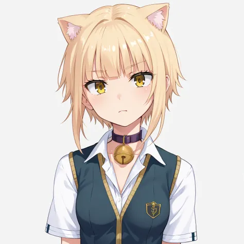 score_9, score_8_up, score_7_up, source_anime, simple background,
1girl, kuraishi tanpopo, blonde hair, yellow eyes, school uniform, neck bell, 
<lora:kuraishi_tanpopo_pony_v1:0.7>