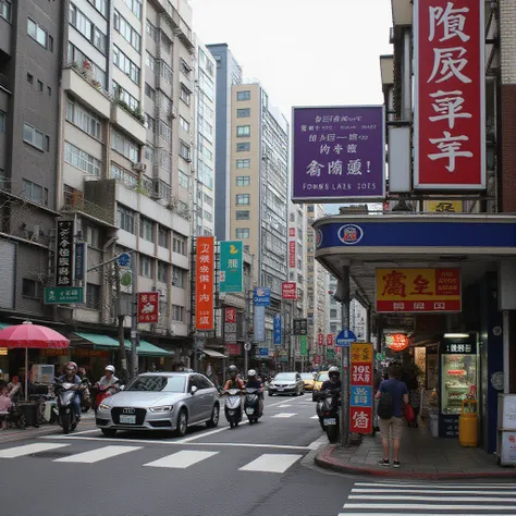 Taiwan Street Background