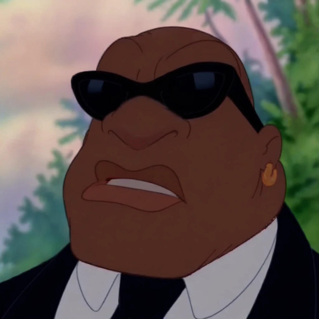 Cobra Bubbles [Black Agent from Movie Lilo & Stitch 2002]