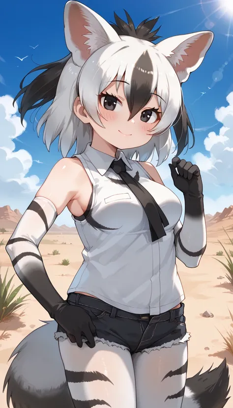 アードウルフ (けものフレンズ) / Aardwolf (Kemono Friends) (2 Outfits) [Pony Diffusion]