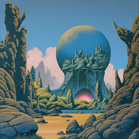 Roger Dean Style for Flux