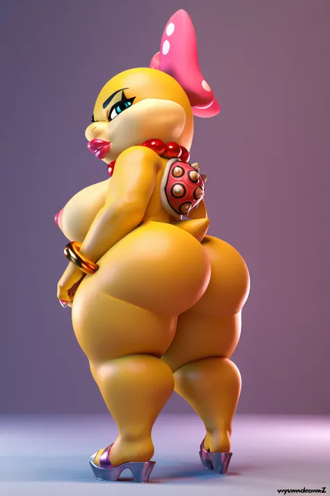 score_9, score_8_up, score_7_up, BREAK, 1girl, solo, 3d, medium breasts, 5wendykoopa5, pink bow, polka dot bow, nude, large breasts, ass, from behind, shortstack, looking back<lora:EMS-464158-EMS:1.000000>