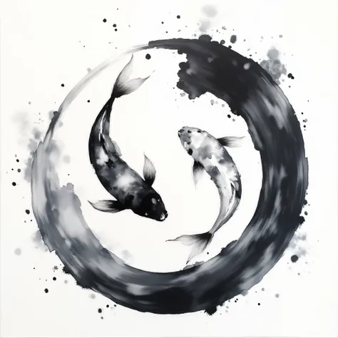 Zen Ink Wash Sumi-e