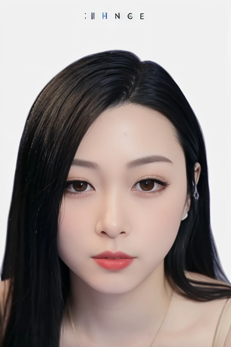 (masterpiece, top quality, best quality, (close-up photograph: 2), ((1girl)), korean, fair skin, (extremely detailed face), ((looking at viewer)), ((((ultra-detailed eyes and pupils)))),((((ultra-detailed lips)))) cheekbone, plump cheeks, ((bare pectorals)...