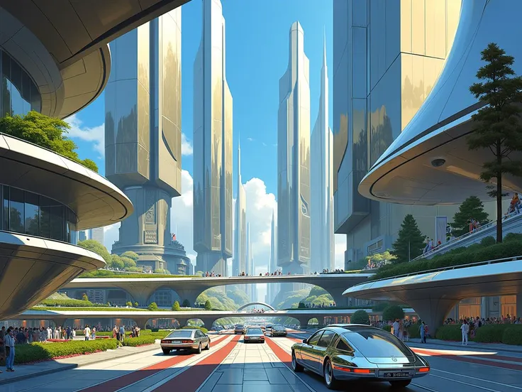 Syd Mead Style - Concept Art and Creative Visions