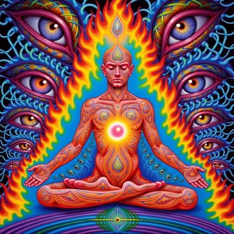 Alex Grey Style FLUX