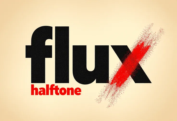 Halftone Style - Flux