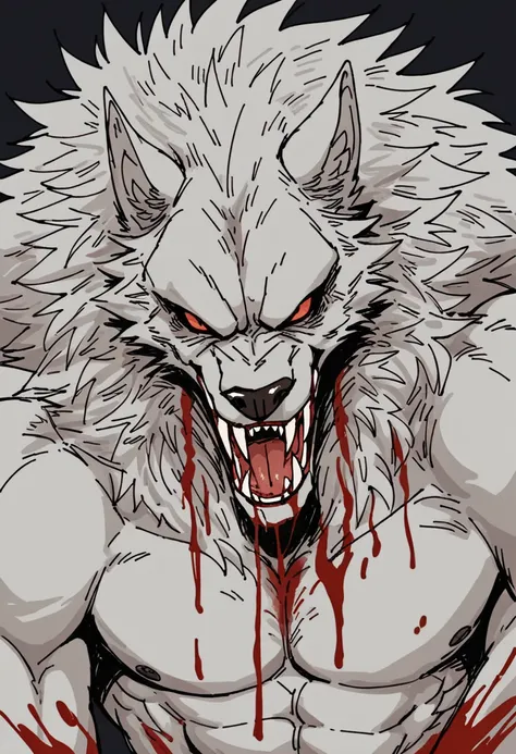 score_9, score_8_up, score_7_up, beautyfull color, aesthetic, 2d,
close-up shot, dynamic pose, upper body, 
solo, 1male, forest,
dark werewolf, dark, fangs, blood, night,
<lora:LQ_Cartoon_experimental-000019:1.0> s1e_h0n,