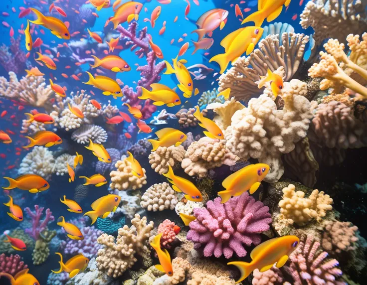 Coral and Coral reef fish (from Photos of The Red Sea)