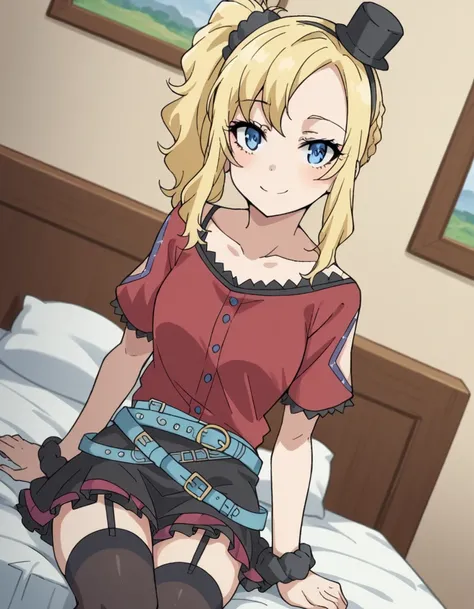 score_9, score_8_up, score_7_up, source_anime, <lora:nodoka-toyohama-s1-ponyxl-lora-nochekaiser:1>, nodoka toyohama, bangs, blue eyes, blonde hair, hair ornament, sidelocks, side ponytail, scrunchie, hair scrunchie, blue scrunchie, braid,, skirt, shirt, th...