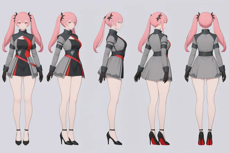 XL Charturn, Multi-View, Turnaround, Model Sheet, Character Design