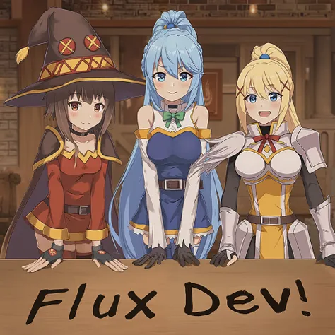 Konosuba Aqua Darkness Megumin Flux Dev