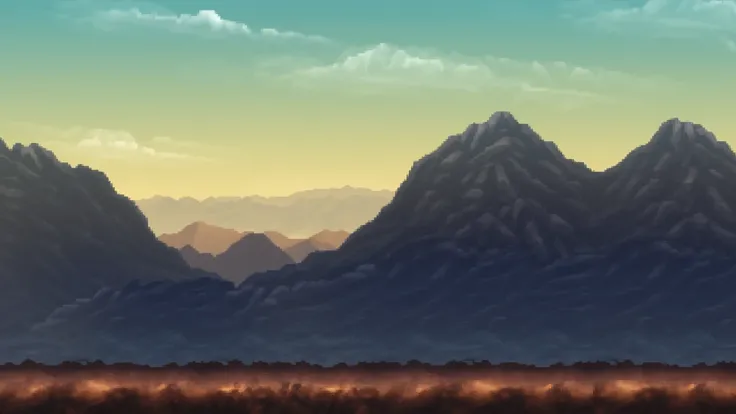 Level 2 | 'filtered pixel art 2D platformer' style