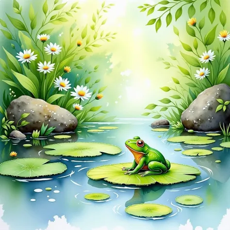 Watercolor style for Flux