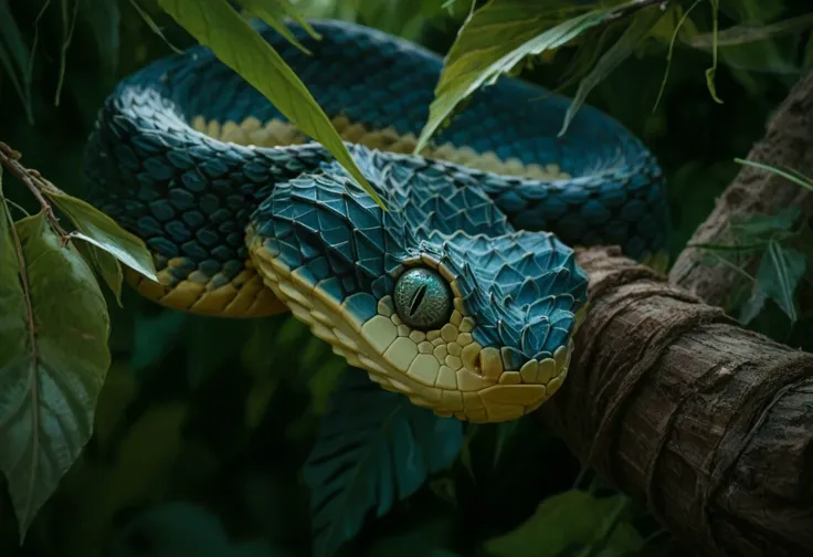 Spiny viper (Atheris hispida)