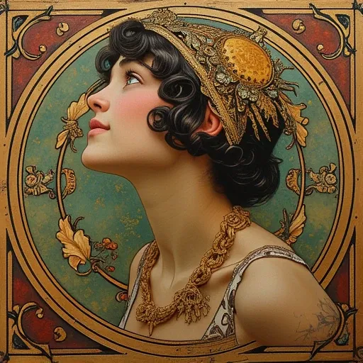 style of Alphonse Mucha [FLUX] 200