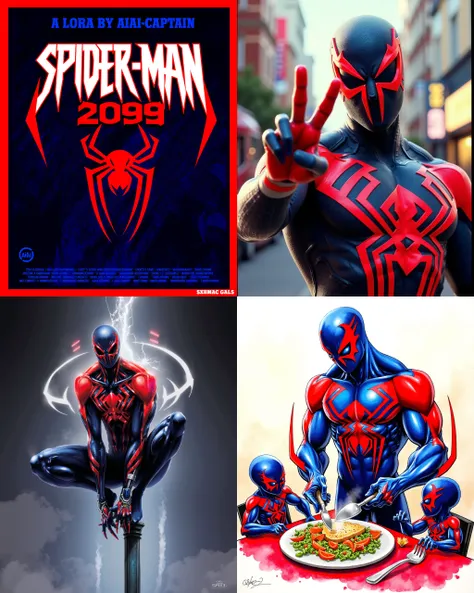 Spider-Man 2099 for Flux - aiai SM2099