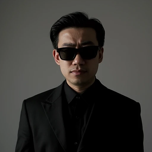 laohuangflux,men in black, Super agent, wearing sunglasses