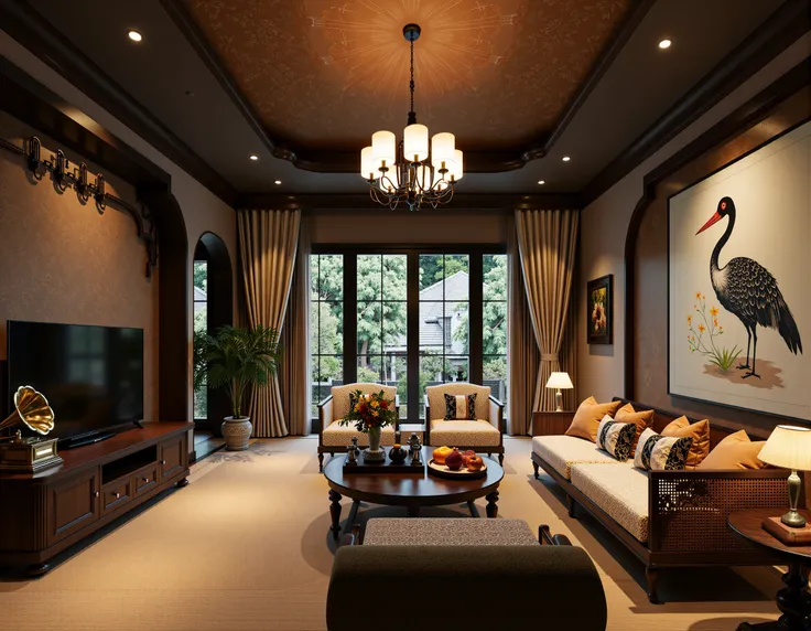 Flux_lora_livingroom indochine_Vietnamese_RC Hoang
