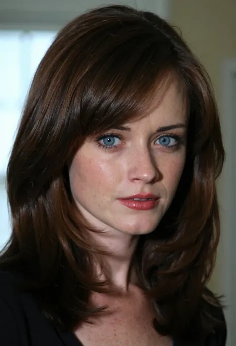 Alexis Bledel, is a dominatrix with a secretary fetish