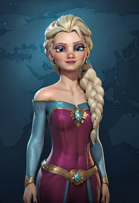 3d, CivVILeaders,score_9, score_8, score_7, score_6_up,solo,1girl,princess elsa