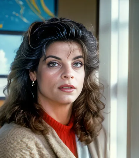 <lora:KirstieAlley:1> A photo of Kirstie Alley,wondering around, 4k, highest quality, masterpiece