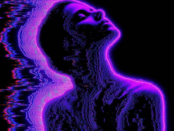 SynthWave - Glitchy Analog Video Synthesis - Flux