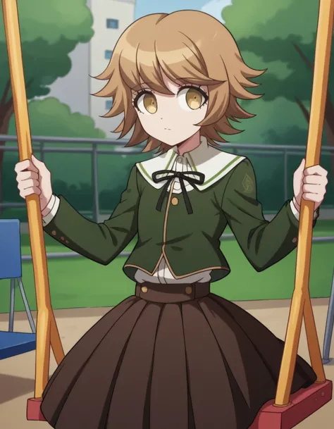 score_9, score_8_up, score_7_up, source_anime, <lora:chihiro-fujisaki-s1-ponyxl-lora-nochekaiser:1>, chihiro fujisaki, short hair, bangs, brown hair, brown eyes, male focus, otoko no ko,, skirt, shirt, long sleeves, ribbon, school uniform, jacket, pleated ...