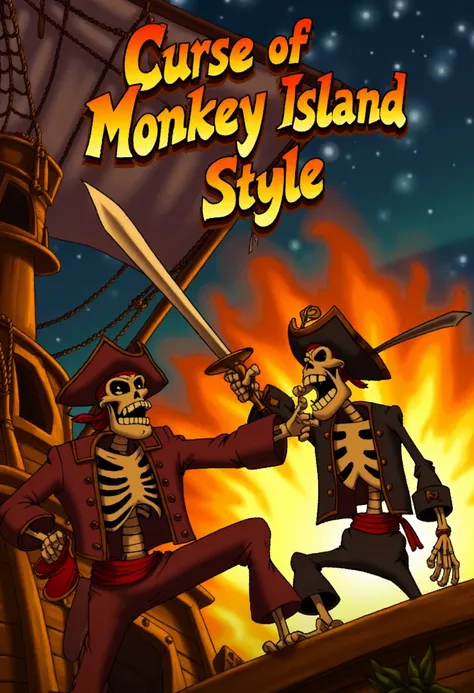 Curse of Monkey Island Style [FLUX]