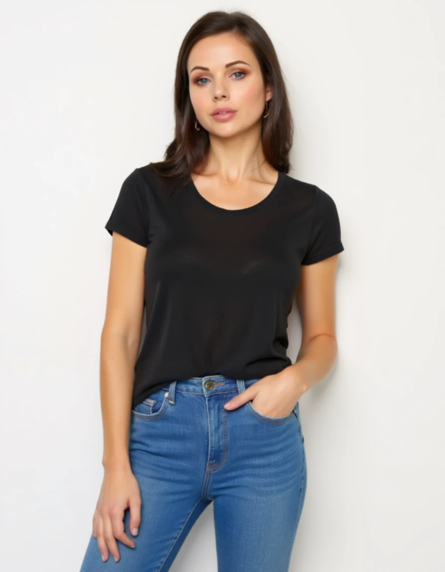 young woman in a tshirt and jeans   <lora:Brooke_Williams_v1-000011:1>