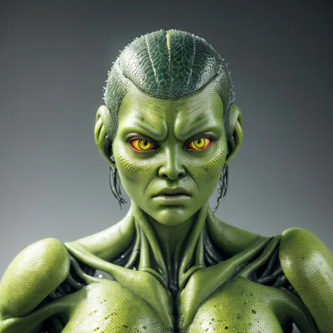 GreenBadAlienWoman