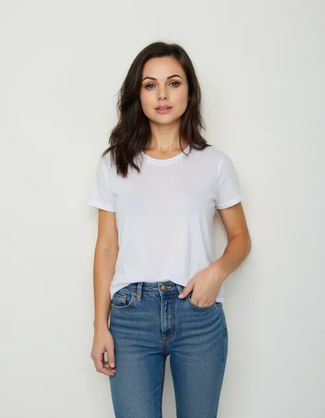 young woman in a tshirt and jeans   <lora:Brooke_Williams_v1-000011:1>