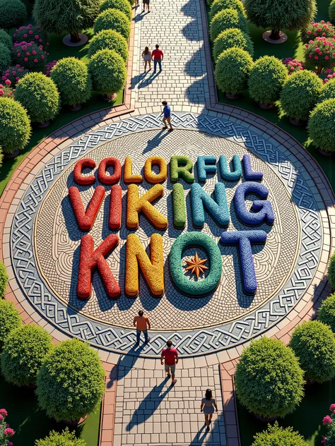 Colorful Viking Knot FLUX & SDXL