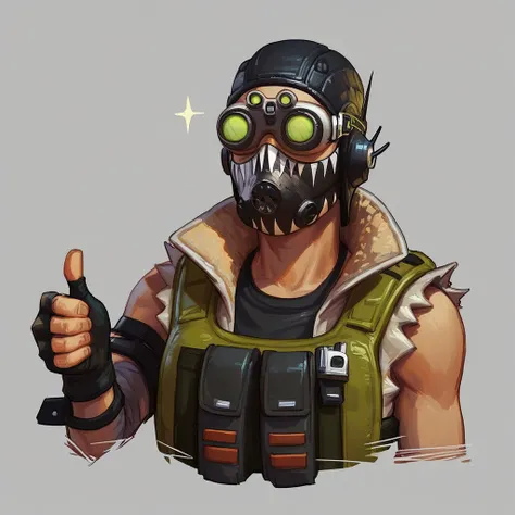 Various characters from Apex Legends