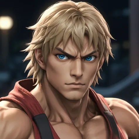 1boy, man, KenSFXL <lora:KenSFXL:.8>, (anime, masterpiece, intricate:1.3), (best quality, hires textures, high detail:1.2), (4k),(incredibly detailed:1.4),UHD, 8K, ultra detailed