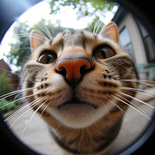 style of cat fisheye [FLUX] 323